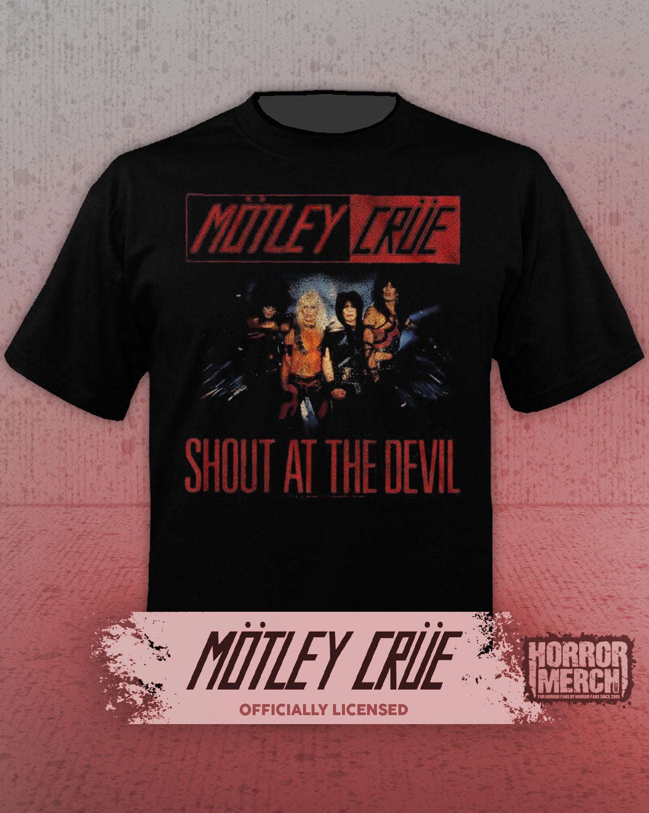 Motley Crue - Shout Group Photo Mens Shirt