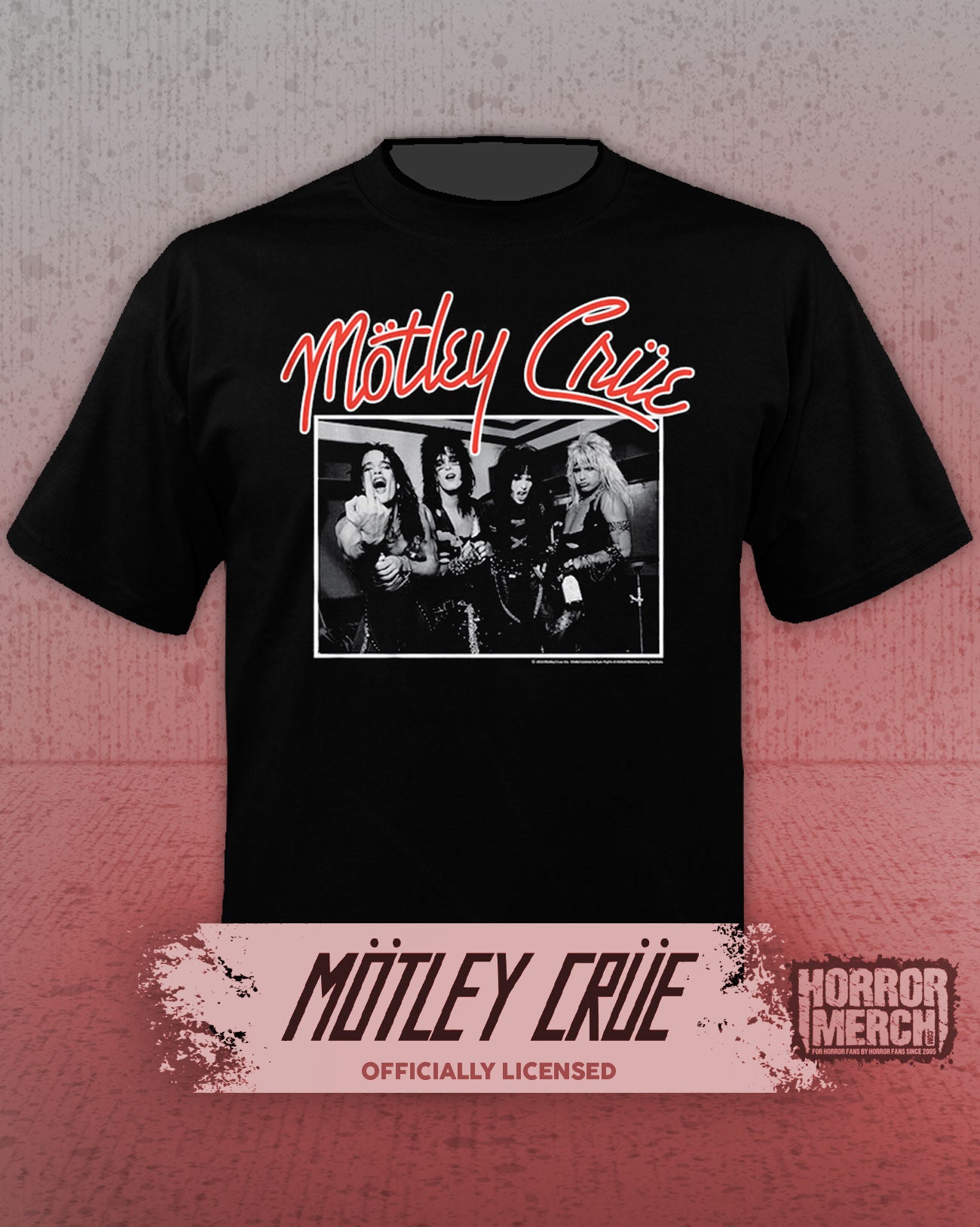 Motley Crue - Backstage (BW) Mens Shirt