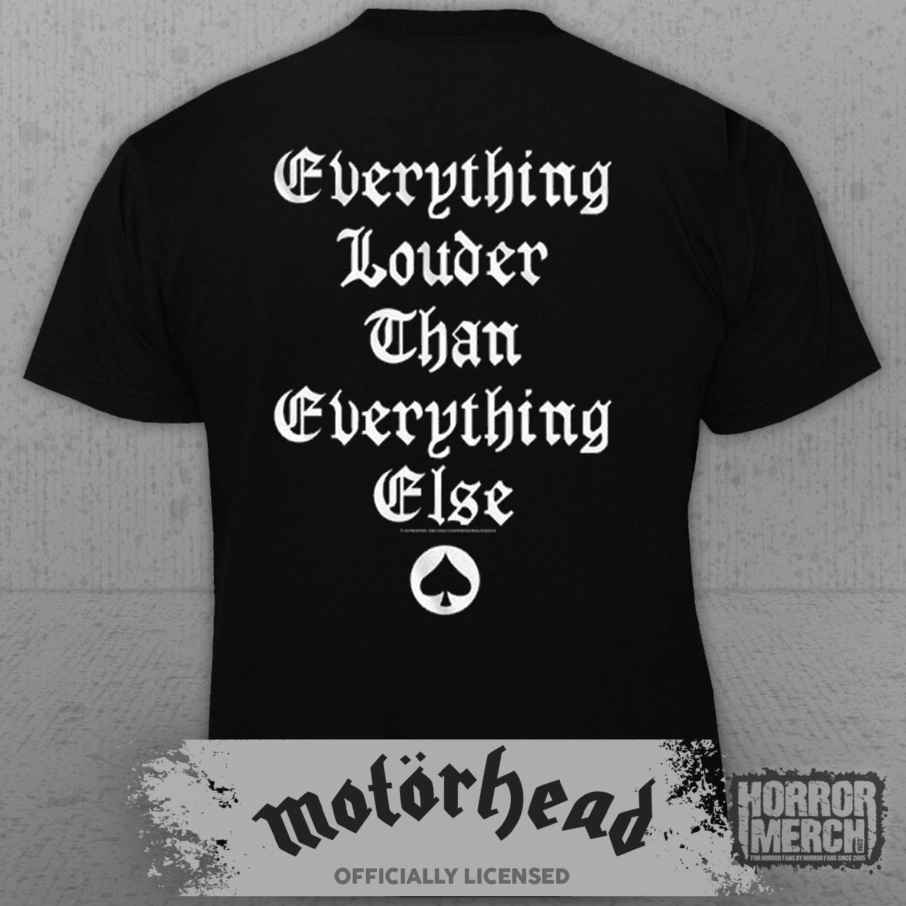 Motorhead - Everything Louder (Front And Back Print) Mens Shirt