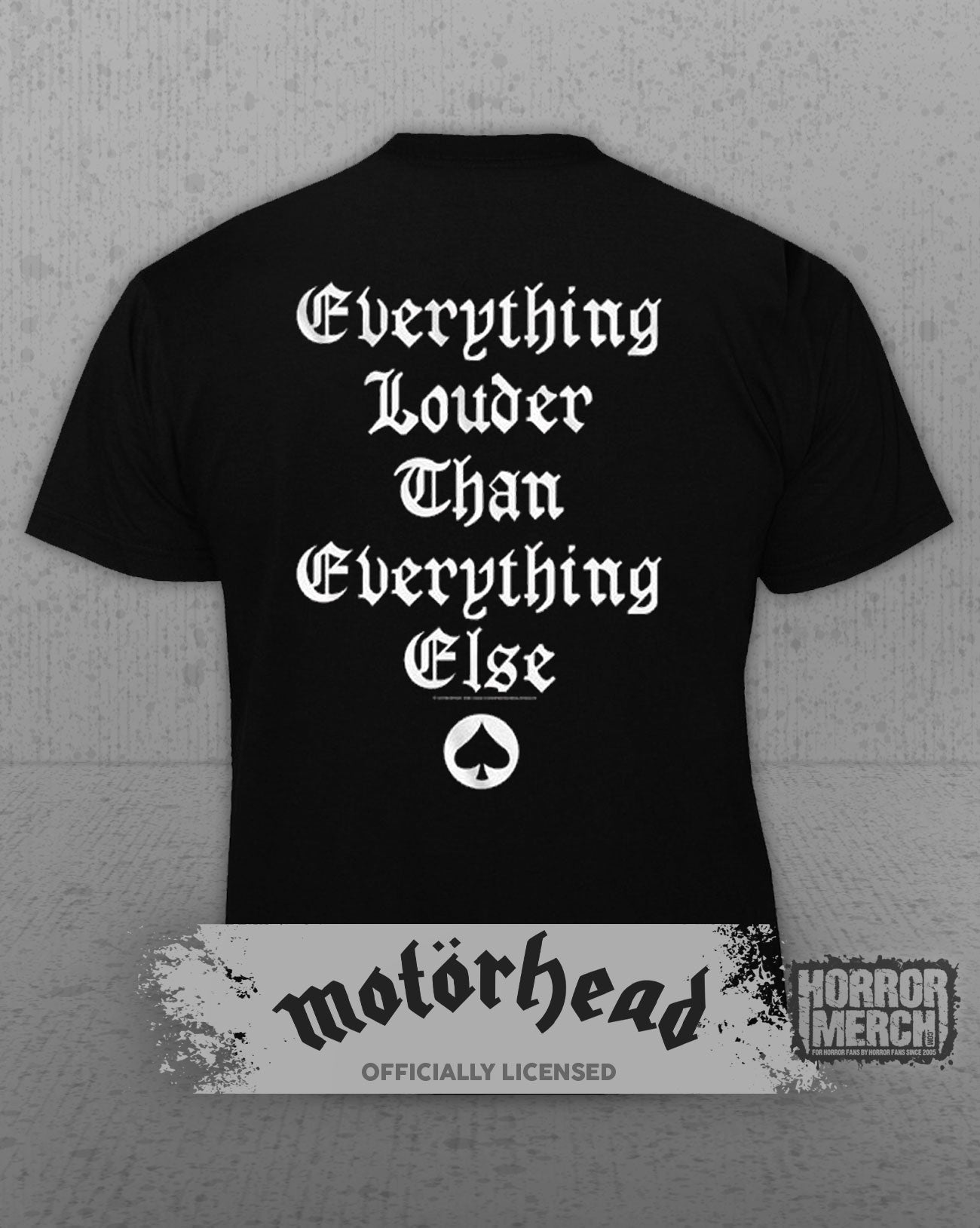 Motorhead - Everything Louder (Front And Back Print) Mens Shirt