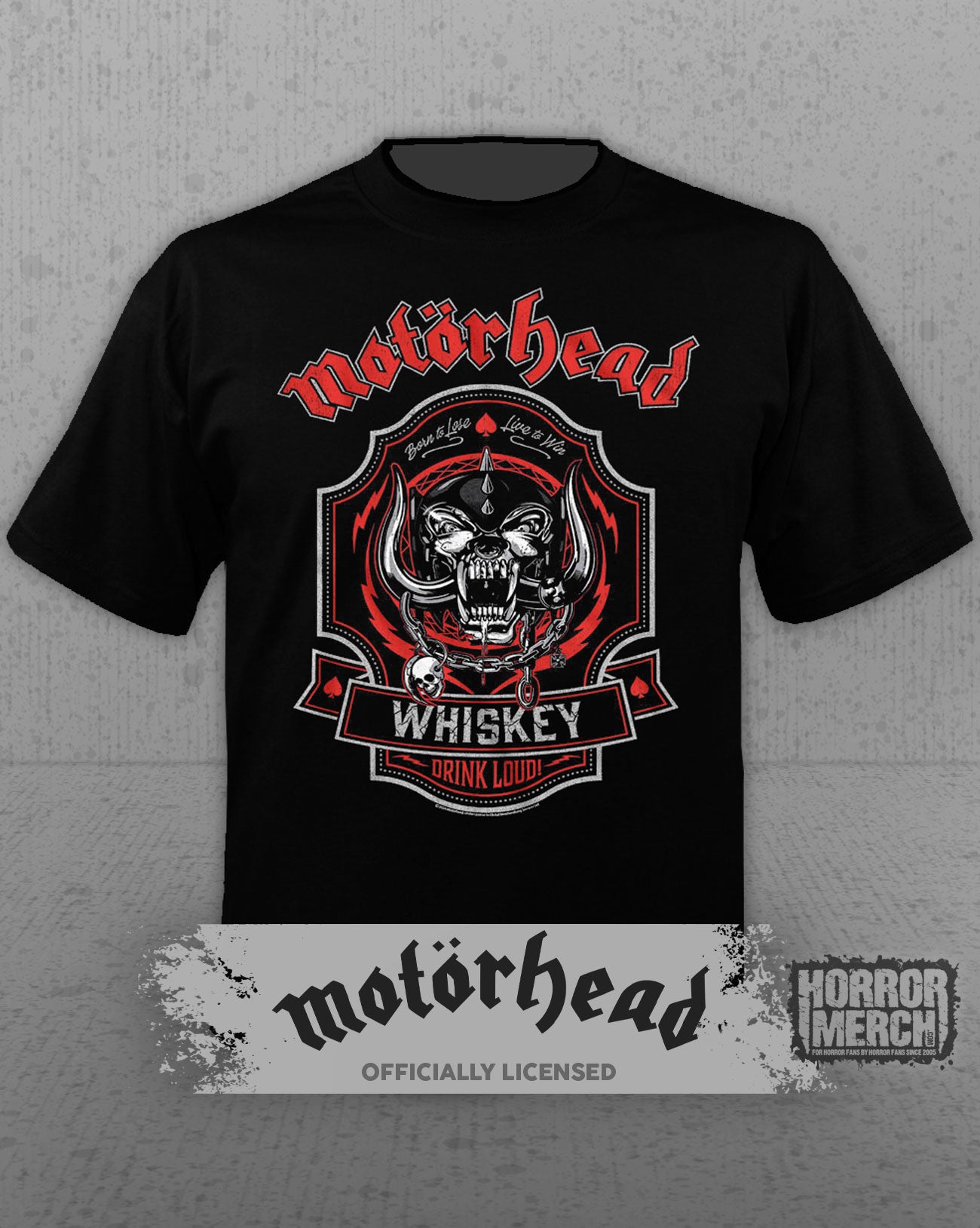 Motorhead - Drink Loud Mens Shirt