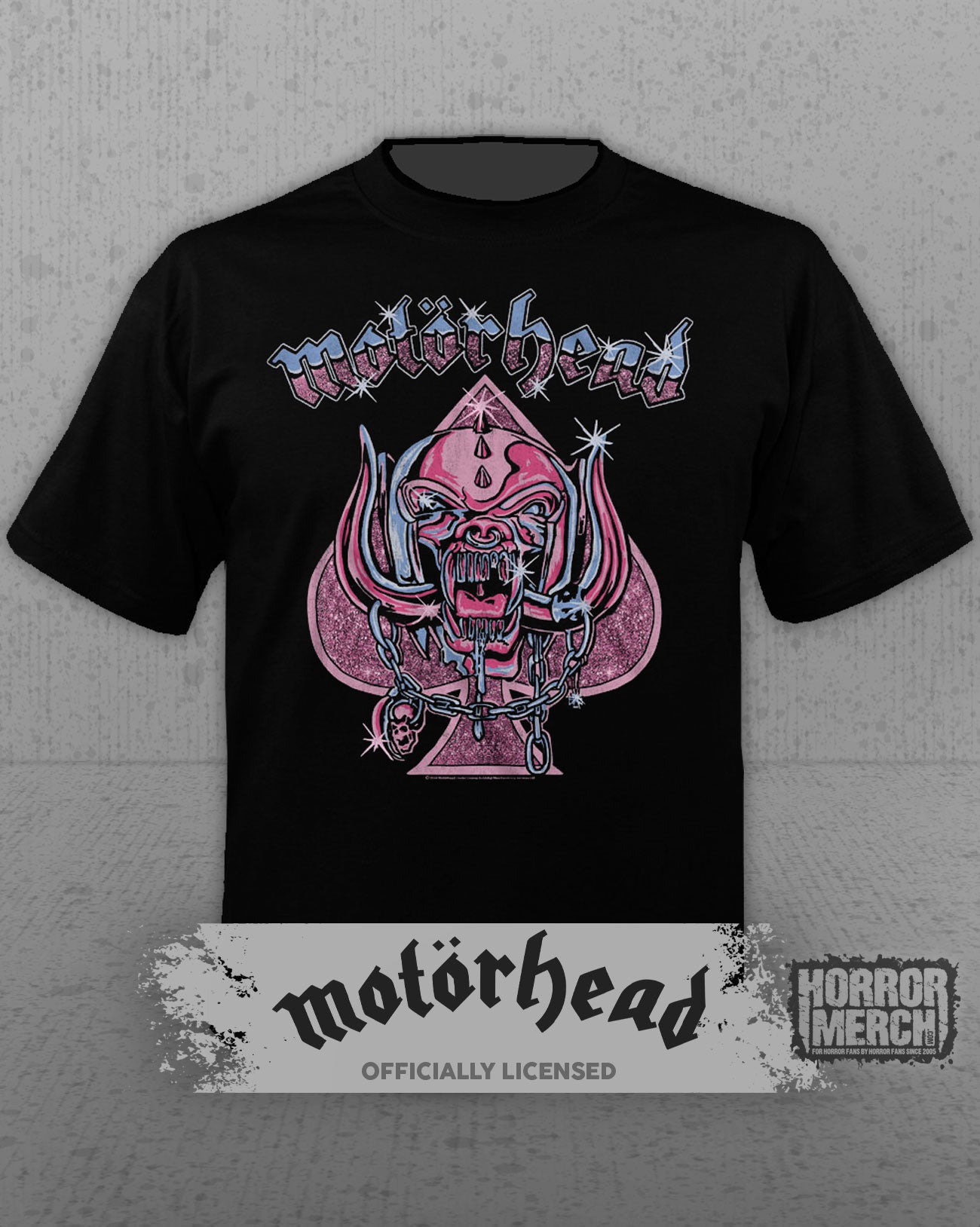 Motorhead - Pink Spade Mens Shirt