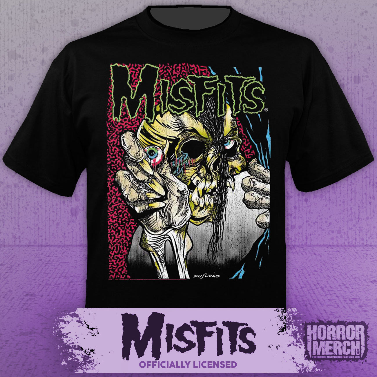 Misfits - Pushead Skate Logo Mens Shirt