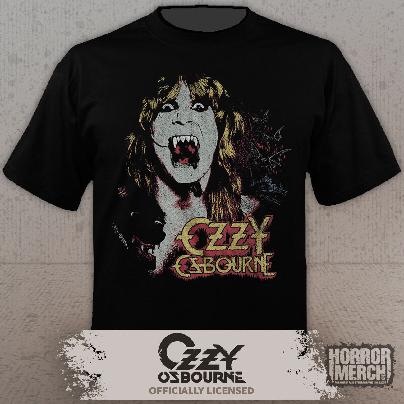 Ozzy Osbourne - Bats Mens Shirt