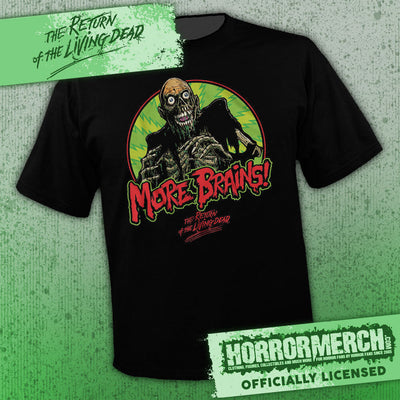 Return Of The Living Dead - More Brains (Green Shock) [Mens Shirt]