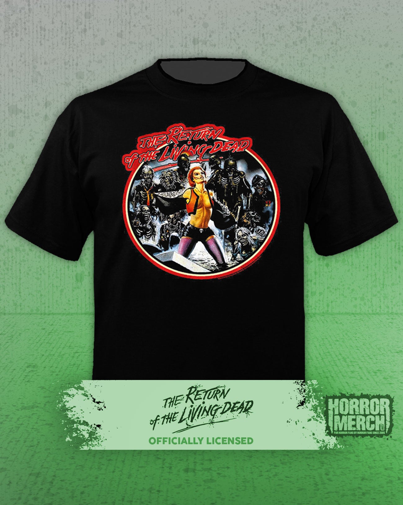 Return Of The Living Dead - Trash - Circle Poster Mens Shirt