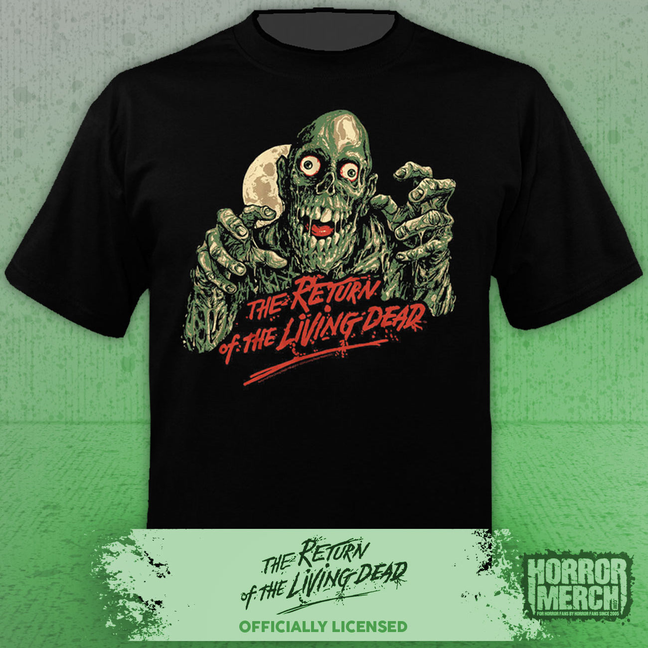 Return Of The Living Dead - Tarman Grab Close-Up Mens Shirt