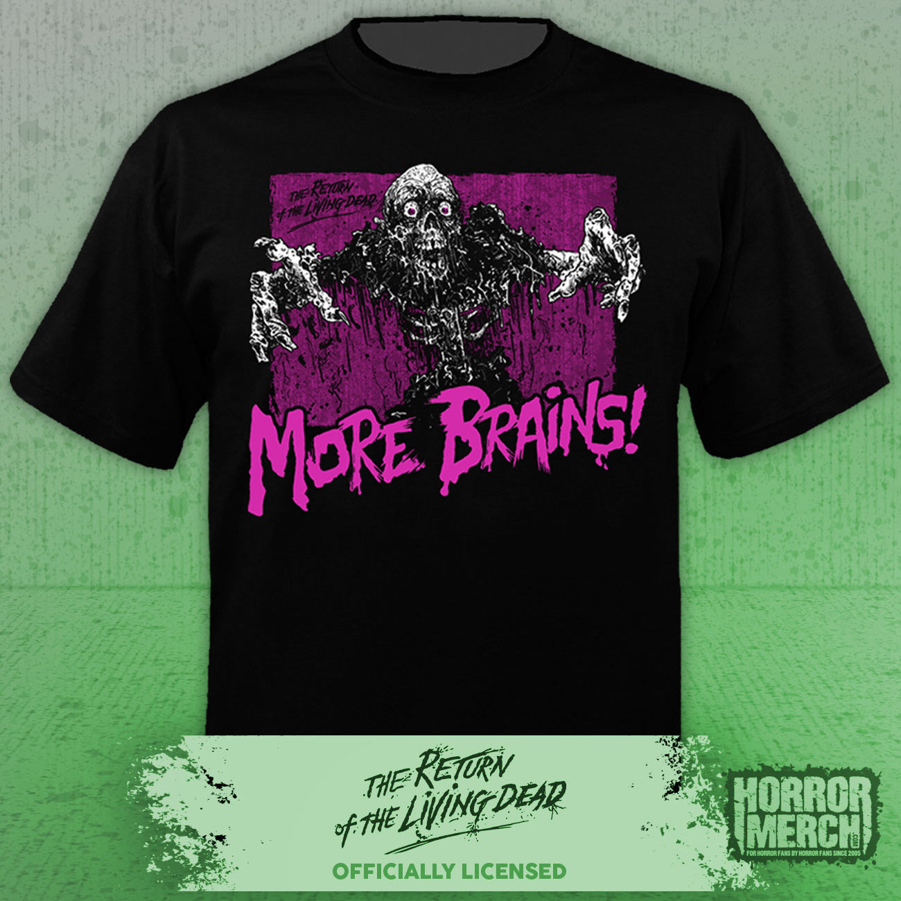 Return Of The Living Dead (Exclusive) - Attack (Purple) Mens Shirt