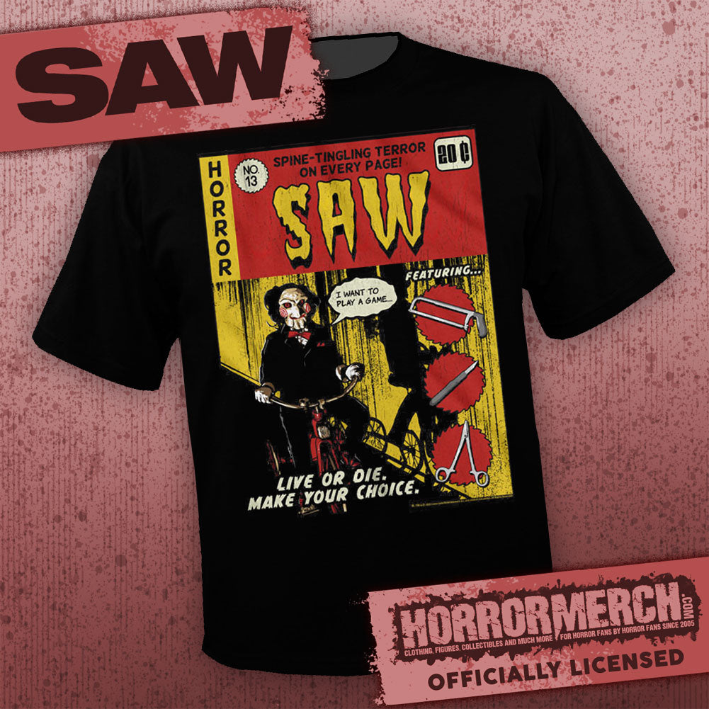 Saw - Comic Mens Shirt