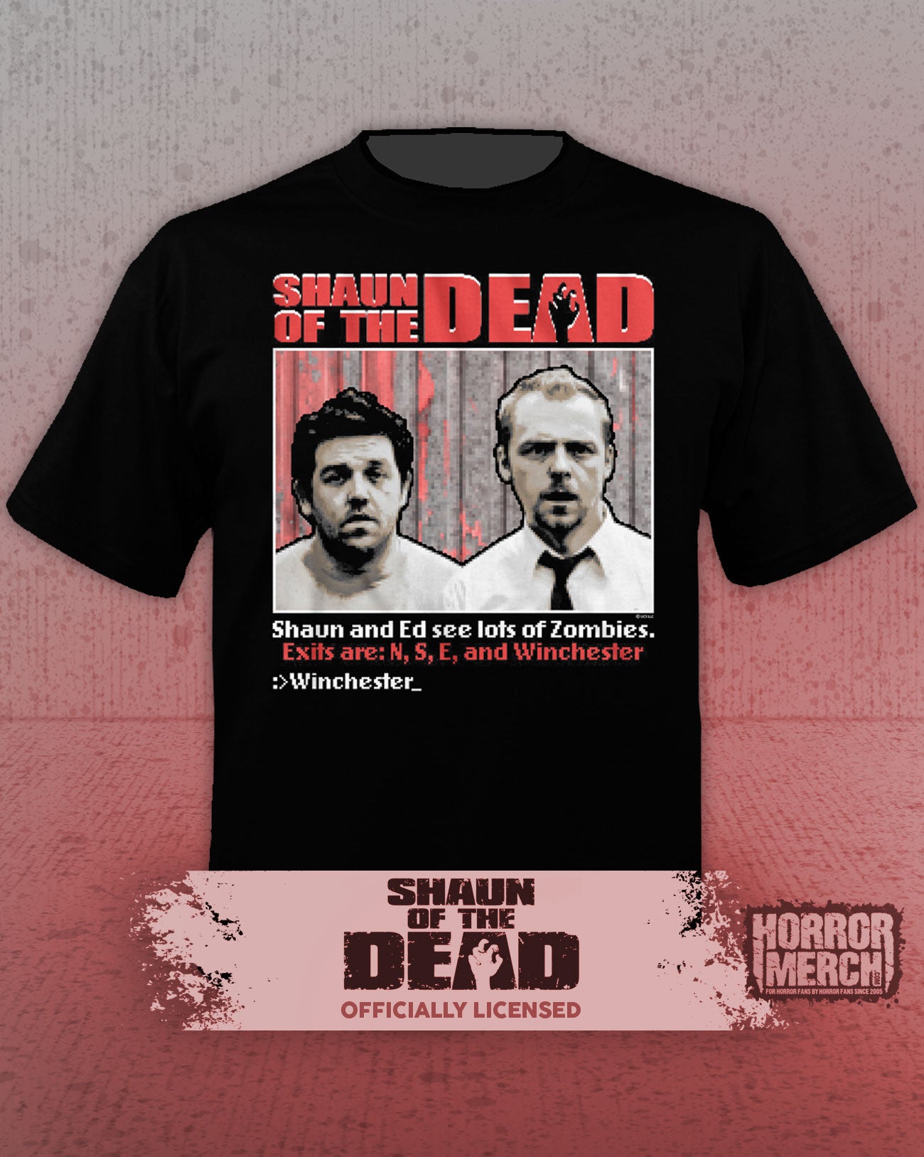 Shaun Of The Dead - Run Winchester Mens Shirt