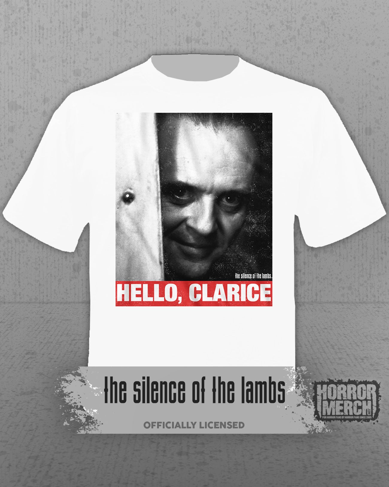 Silence Of The Lambs - Hello Clarie Mens Shirt (White)