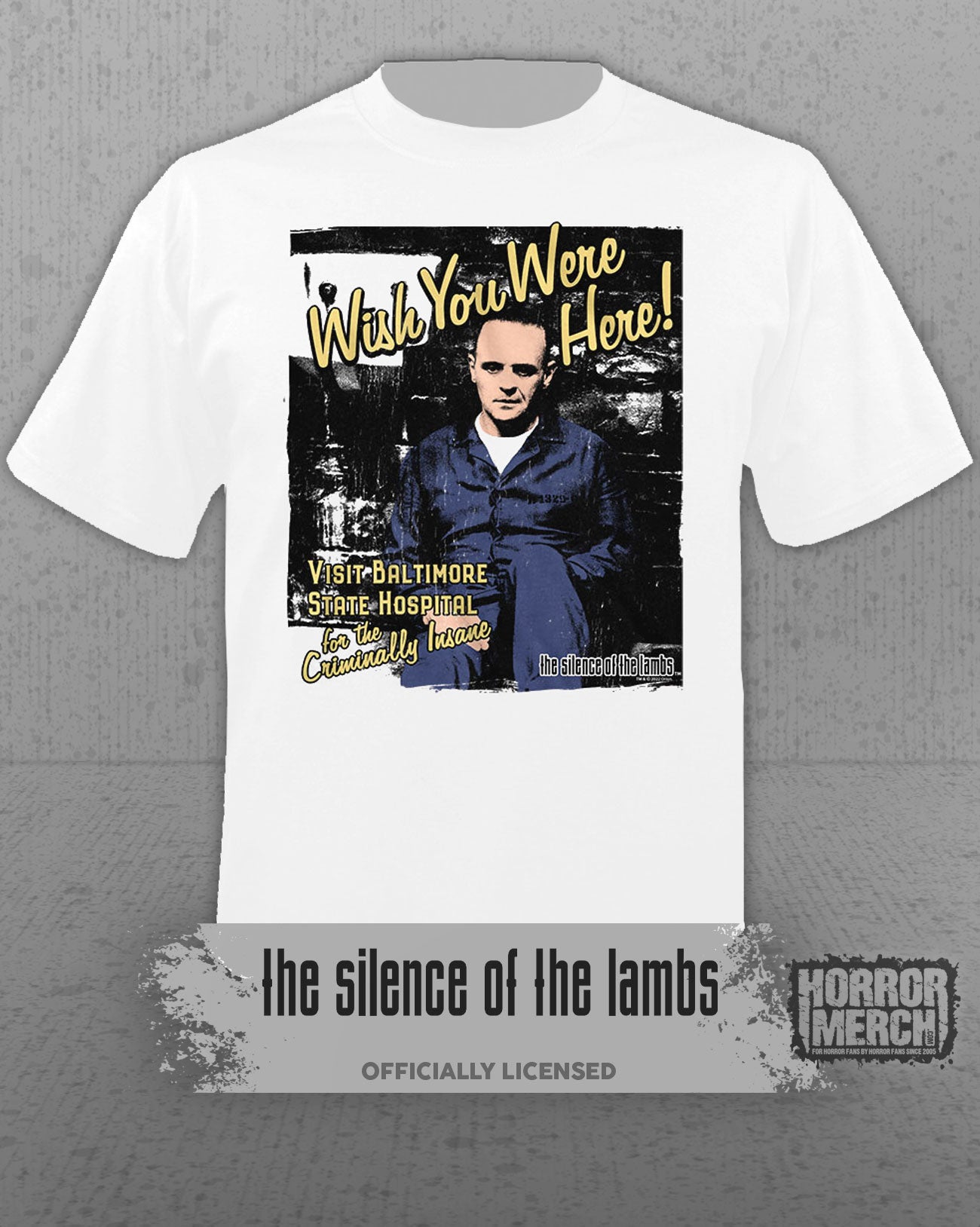 Silence Of The Lambs - Wish You Were Here Mens Shirt (White)