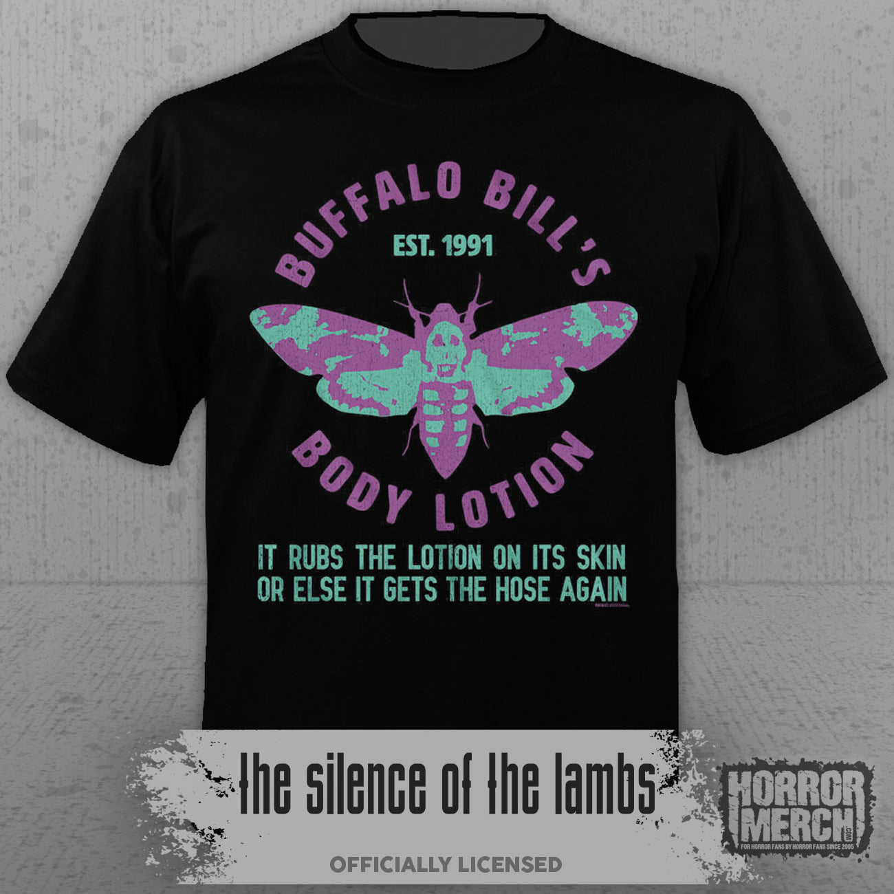 Silence Of The Lambs - Buffalo Bill (Neon Moth) Mens Shirt