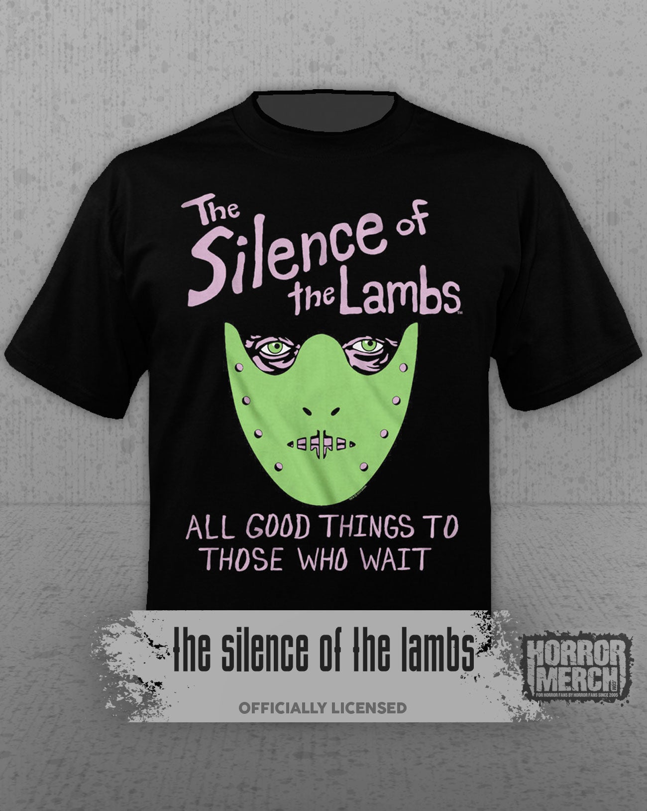 Silence Of The Lambs - Mask (Neon) Mens Shirt