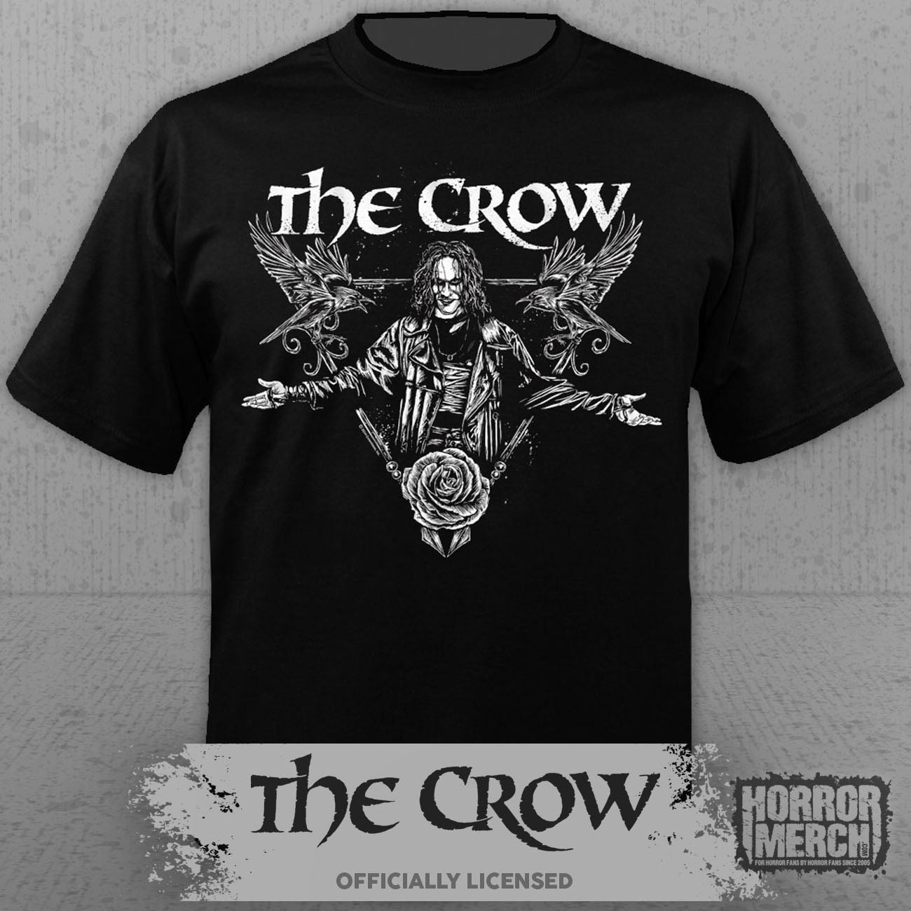 Crow - Arms Out Mens Shirt