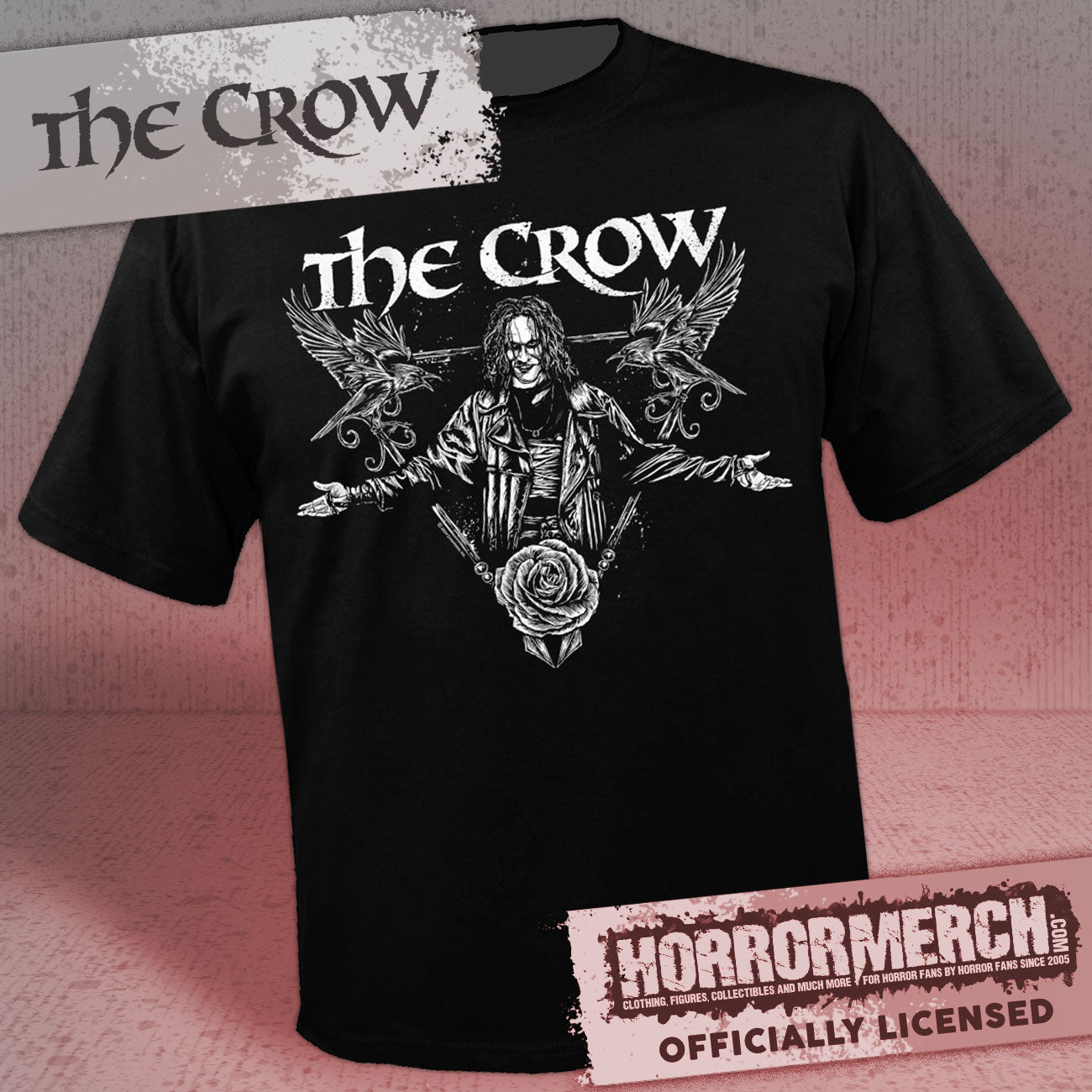 Crow - Arms Out Mens Shirt