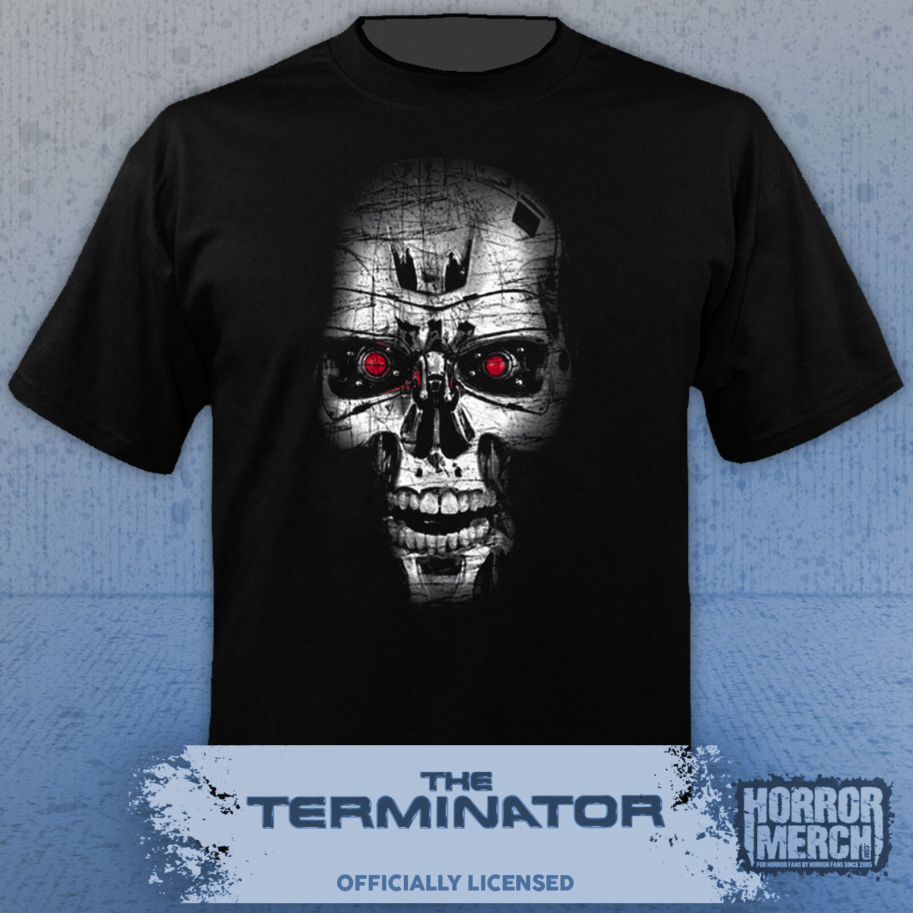 Terminator - Endoskeleton Face Mens Shirt