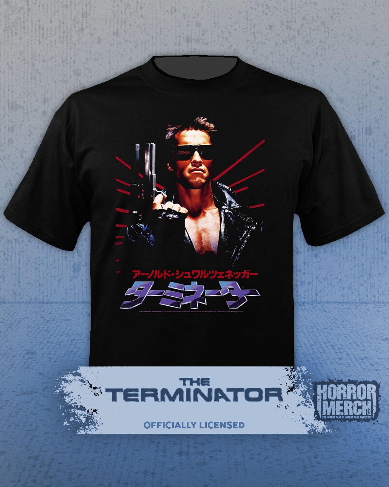 Terminator - Japanese Poster Mens Shirt