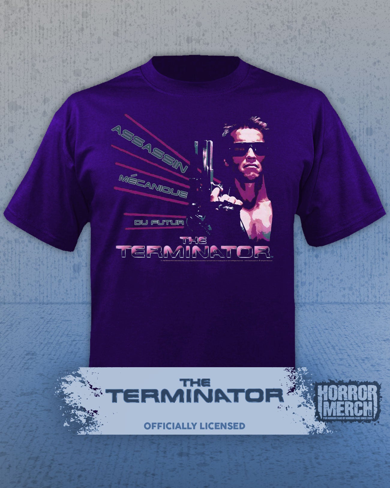 Terminator - Assassin Mens Shirt (Purple)