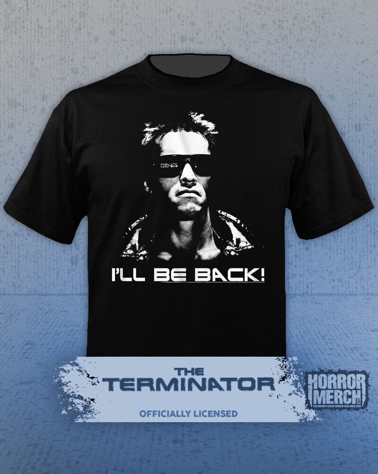 Terminator - I'll Be Back BW Mens Shirt