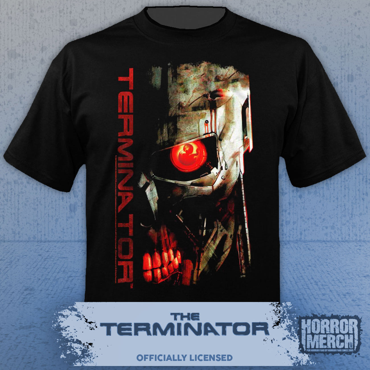 Terminator - Endoskeleton Logo Closeup Mens Shirt