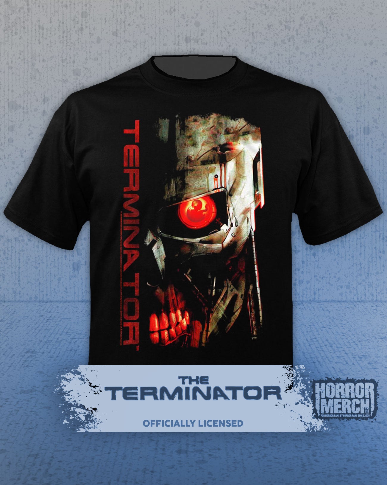 Terminator - Endoskeleton Logo Closeup Mens Shirt