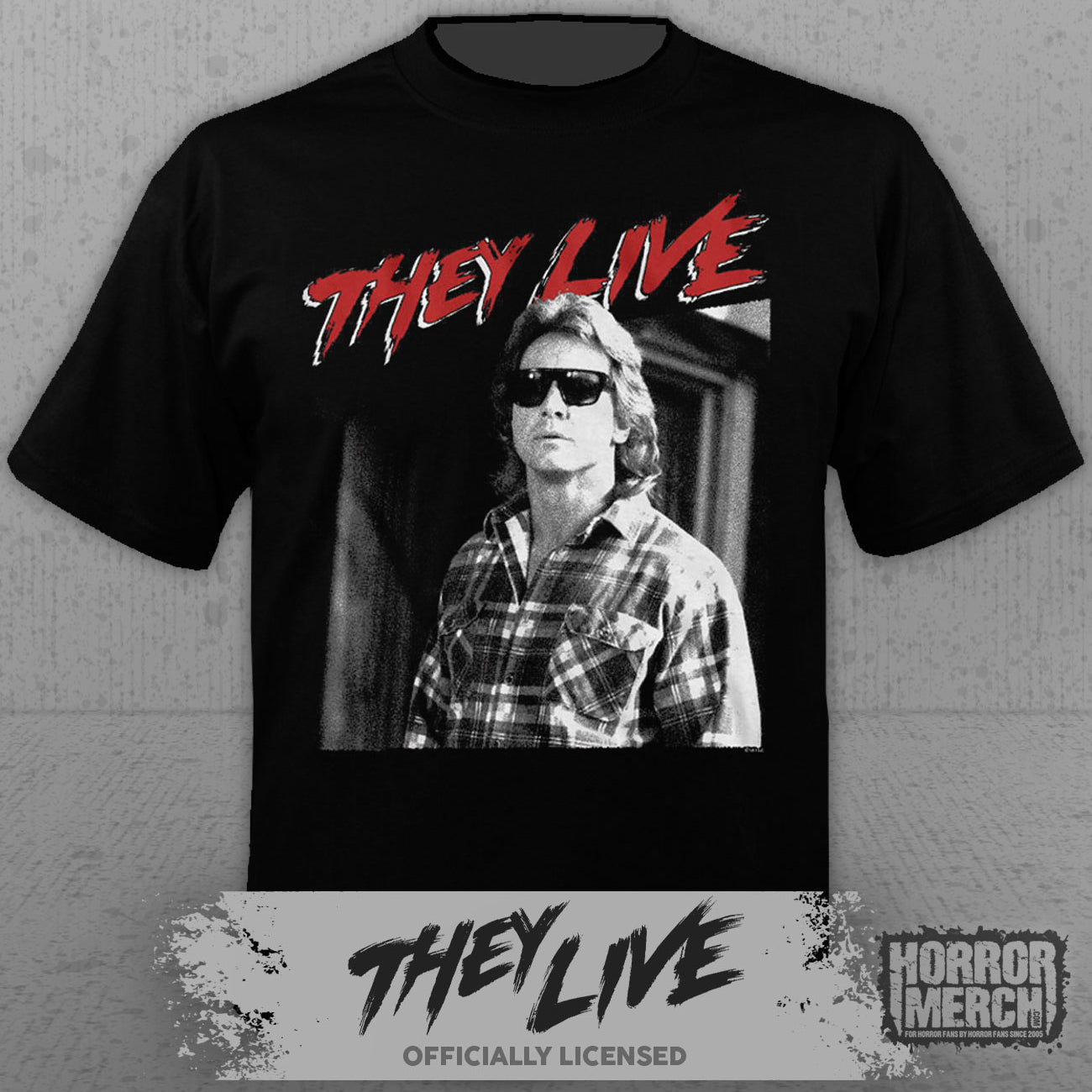 They Live - Roddy Close Up Mens Shirt