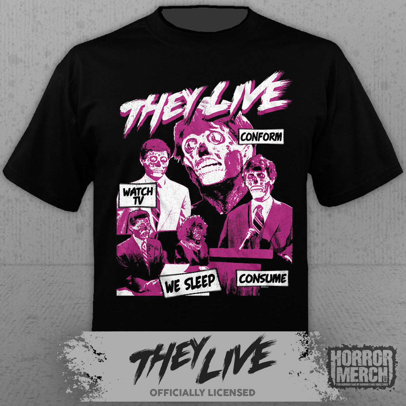 They Live - Conform Collage Mens Shirt