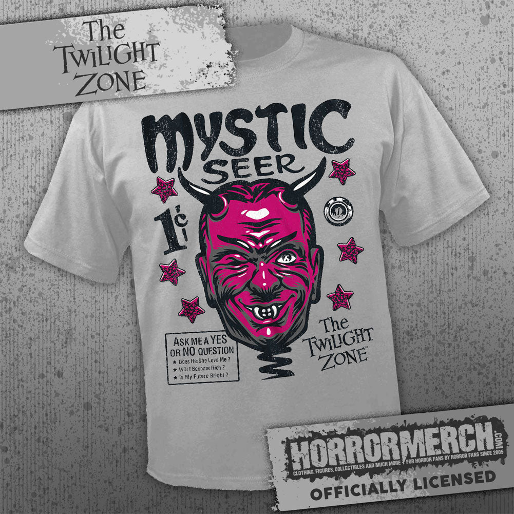 Twilight Zone - Mystic Seer (Light Gray) Mens Shirt