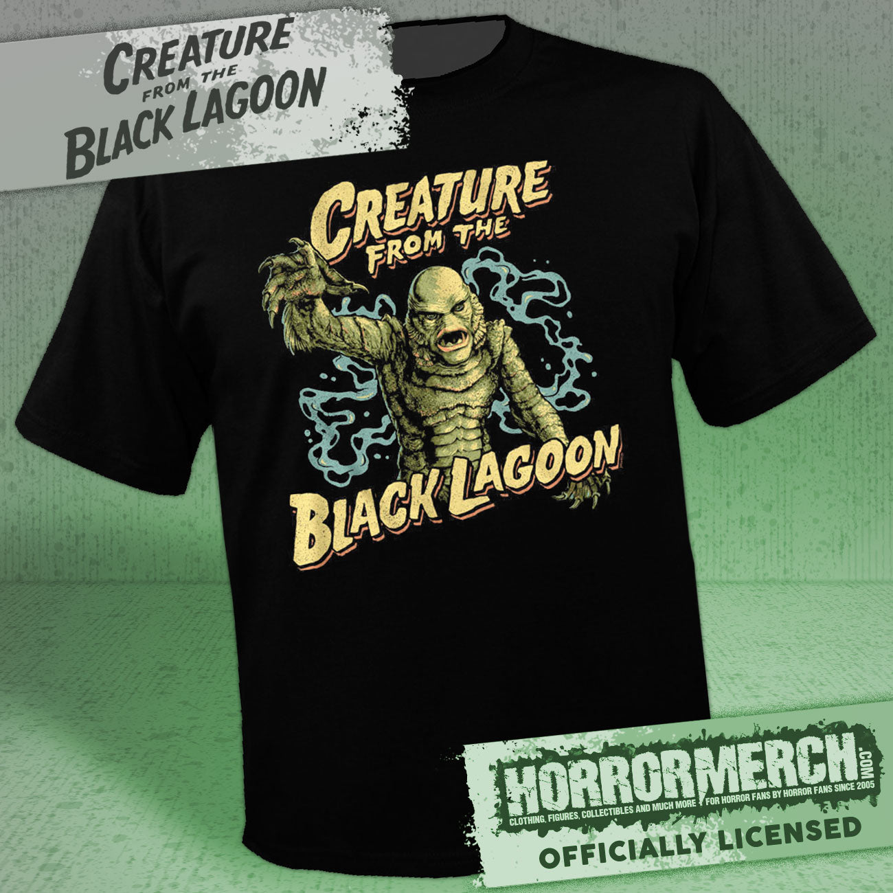 Creature From The Black Lagoon - Creature Swimming Mens Shirt