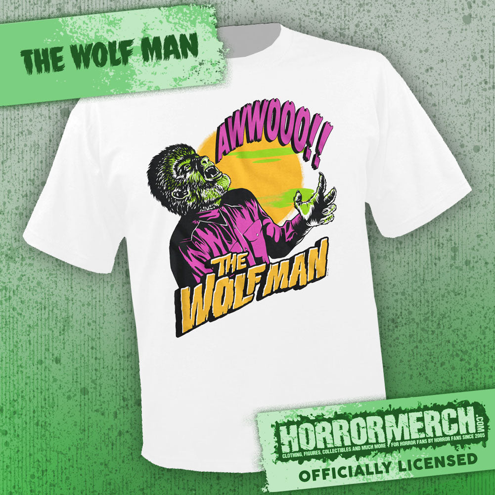 Wolfman - Howl (White) Mens Shirt