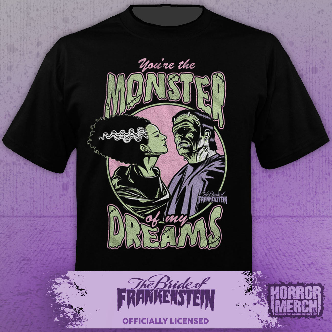 Bride Of Frankenstein - Monster Of My Dreams Mens Shirt
