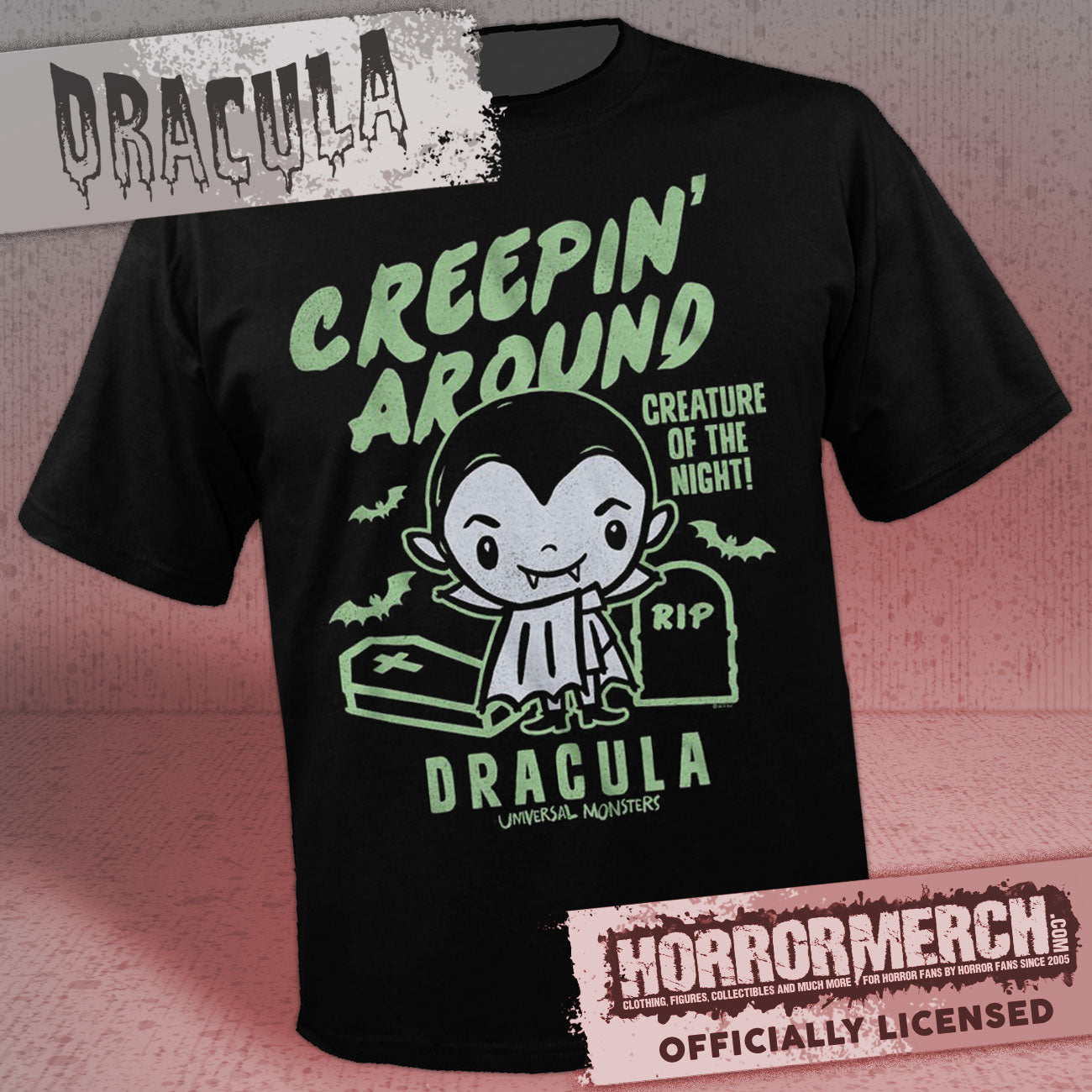 Dracula - Creepin Around Mens Shirt