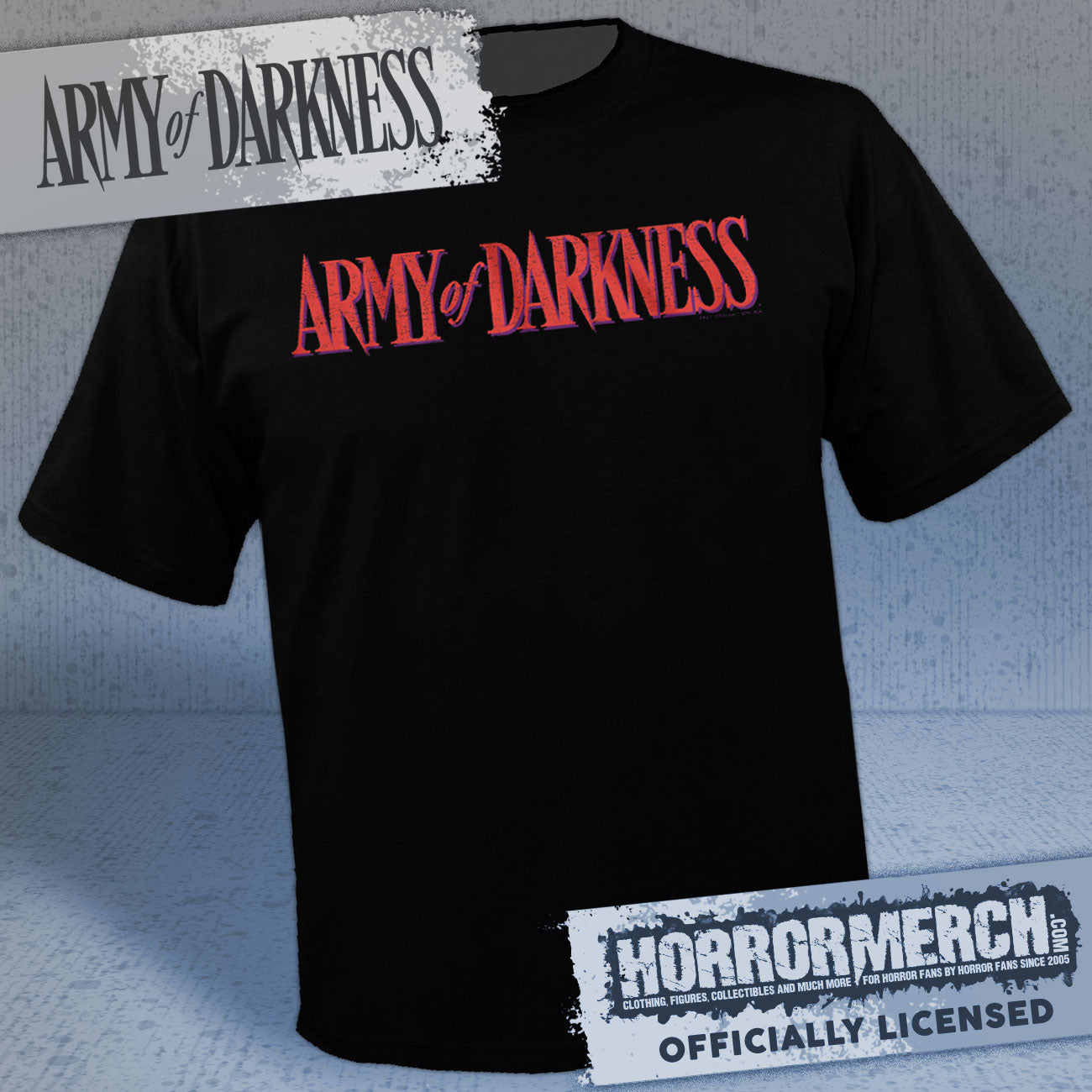 Army Of Darkness - Red Logo Mens Shirt