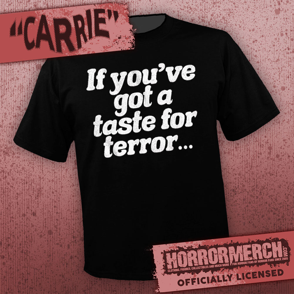 Carrie - Taste Of Terror (Front And Back Print) Mens Shirt