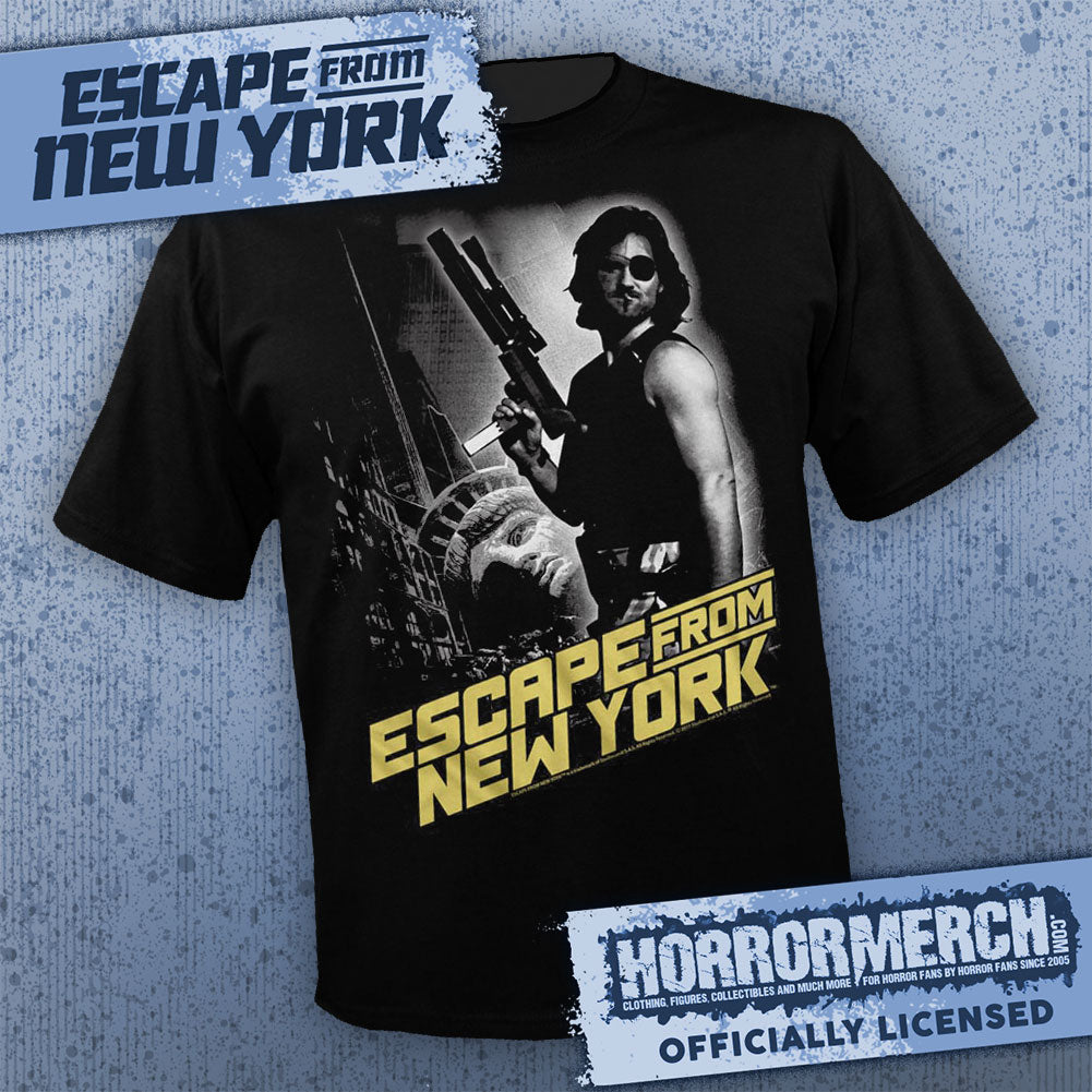 Escape From New York - Poster (BW) Mens Shirt