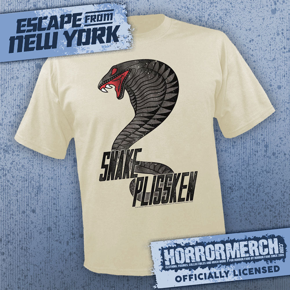Escape From New York - Snake Plissken (Cream) Mens Shirt