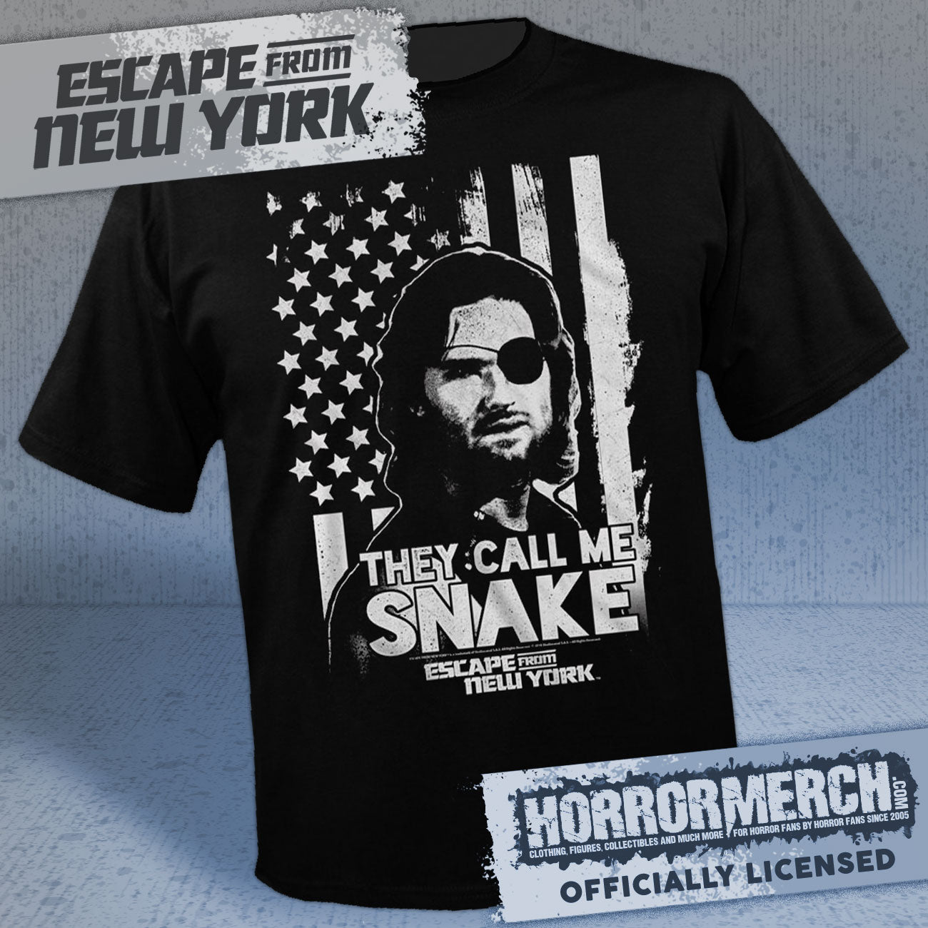 Escape From New York - Flag Mens Shirt