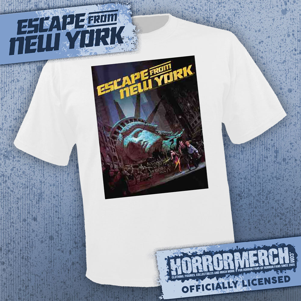Escape From New York - Poster (White) Mens Shirt