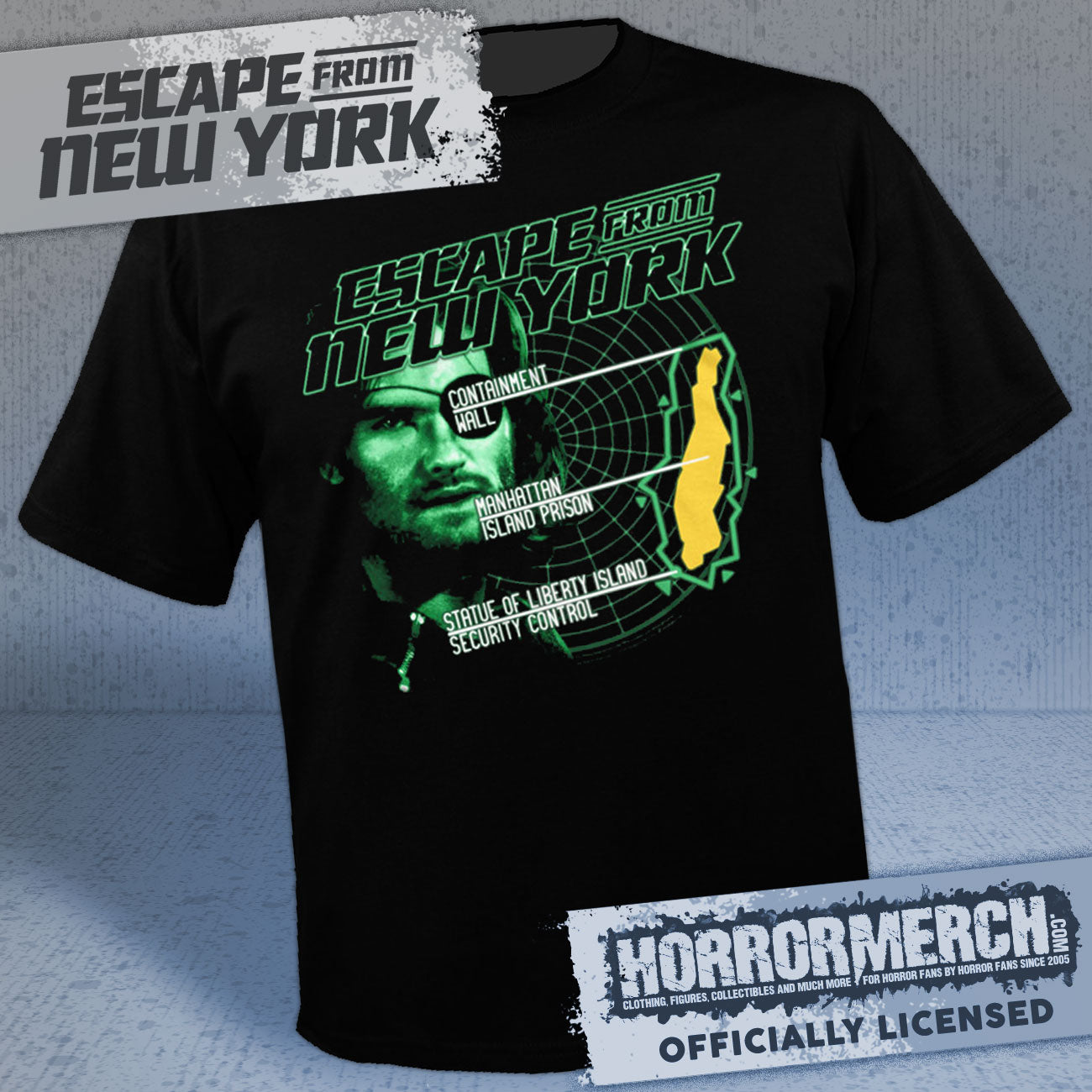 Escape From New York - Map Mens Shirt