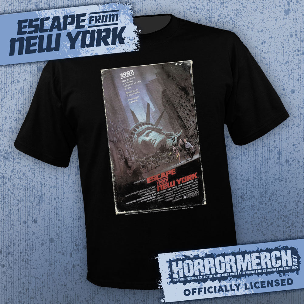 Escape From New York - VHS Cover Mens Shirt