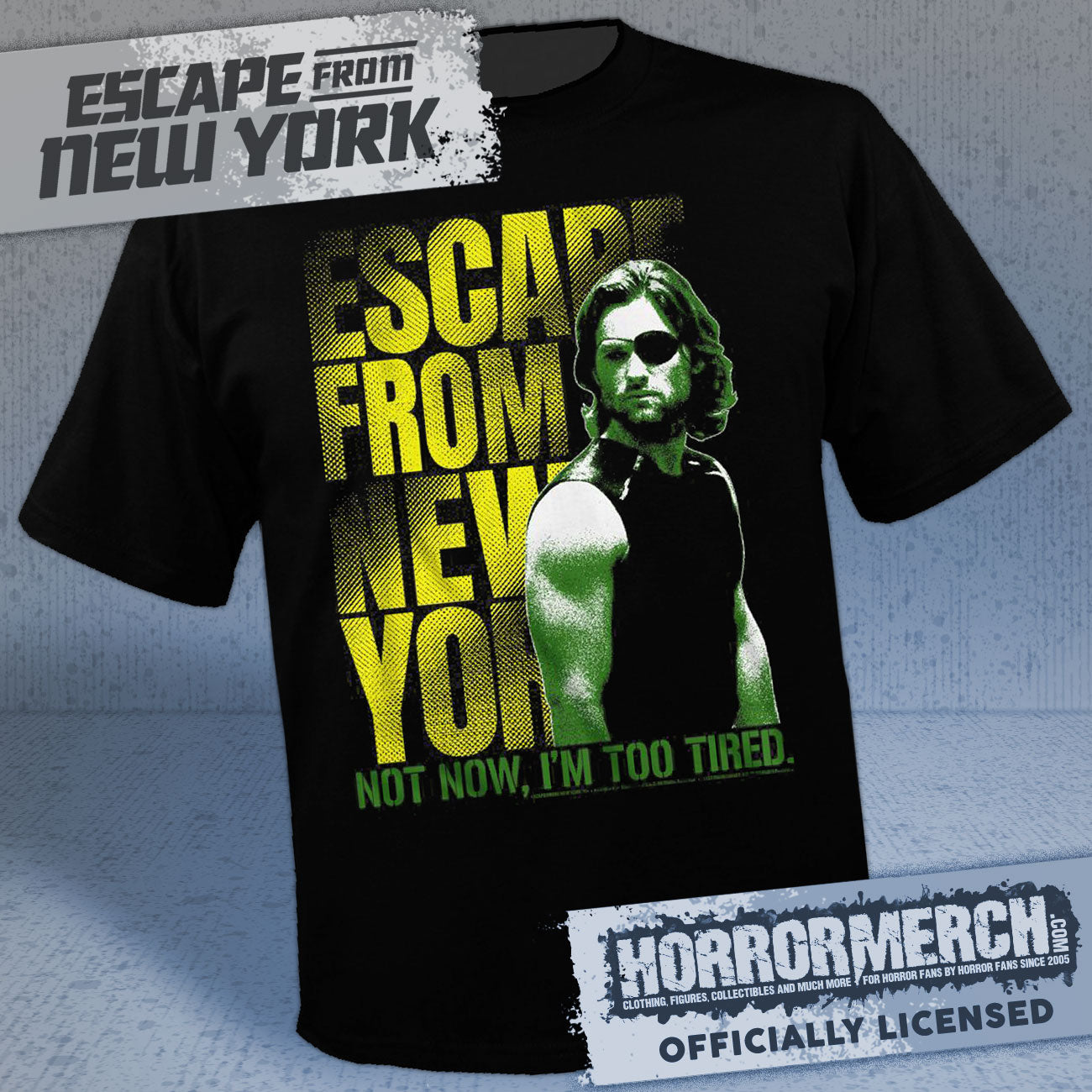 Escape From New York - Halftone Logo Mens Shirt