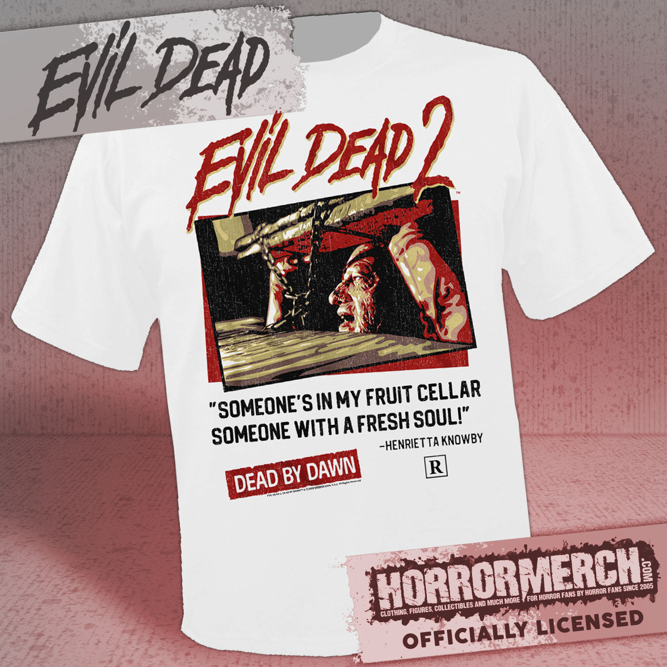 Evil Dead - Henrietta (White) Mens Shirt