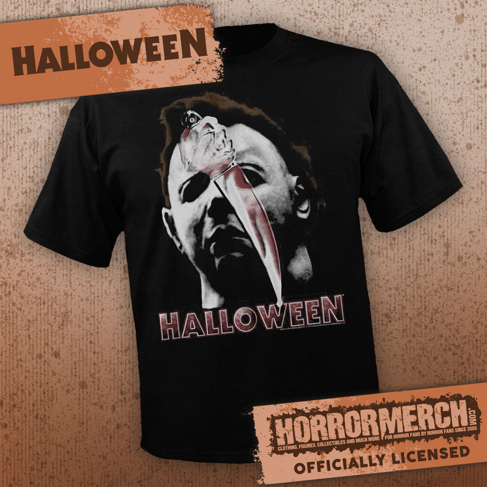 Halloween - Knife+Mask Mens Shirt