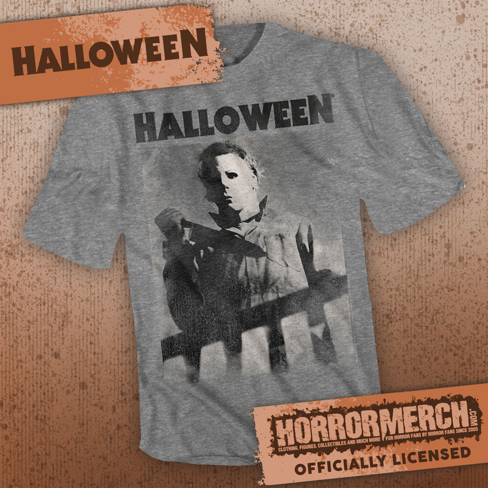 Halloween - Stalking (Gray) Mens Shirt