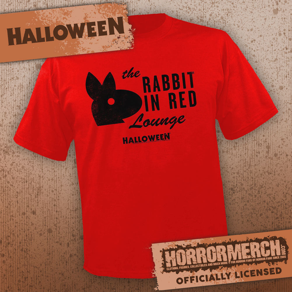 Halloween - Rabbit In Red Lounge (Red) Mens Shirt
