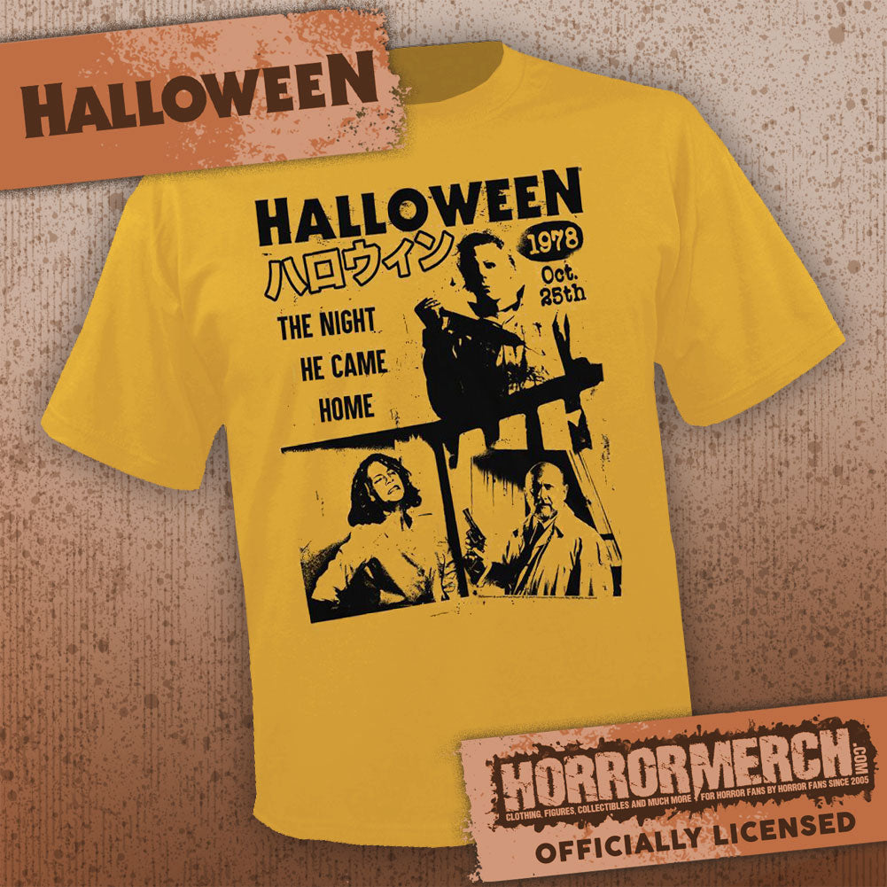 Halloween - Japanese 1978 (Gold) Mens Shirt