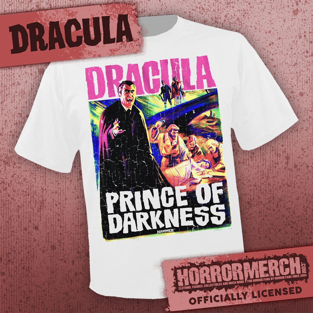 Dracula - Prince Of Darkness (White) Mens Shirt