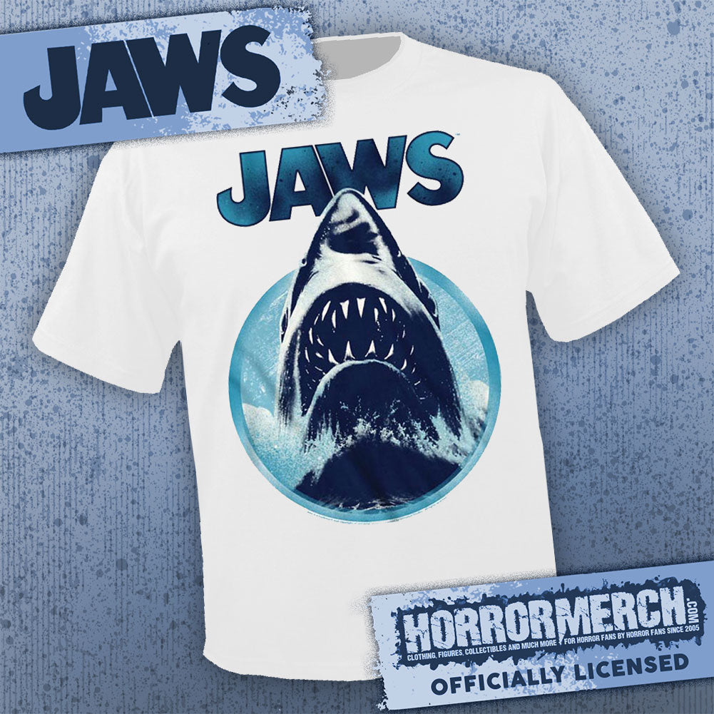 Jaws - Burst (White) Mens Shirt
