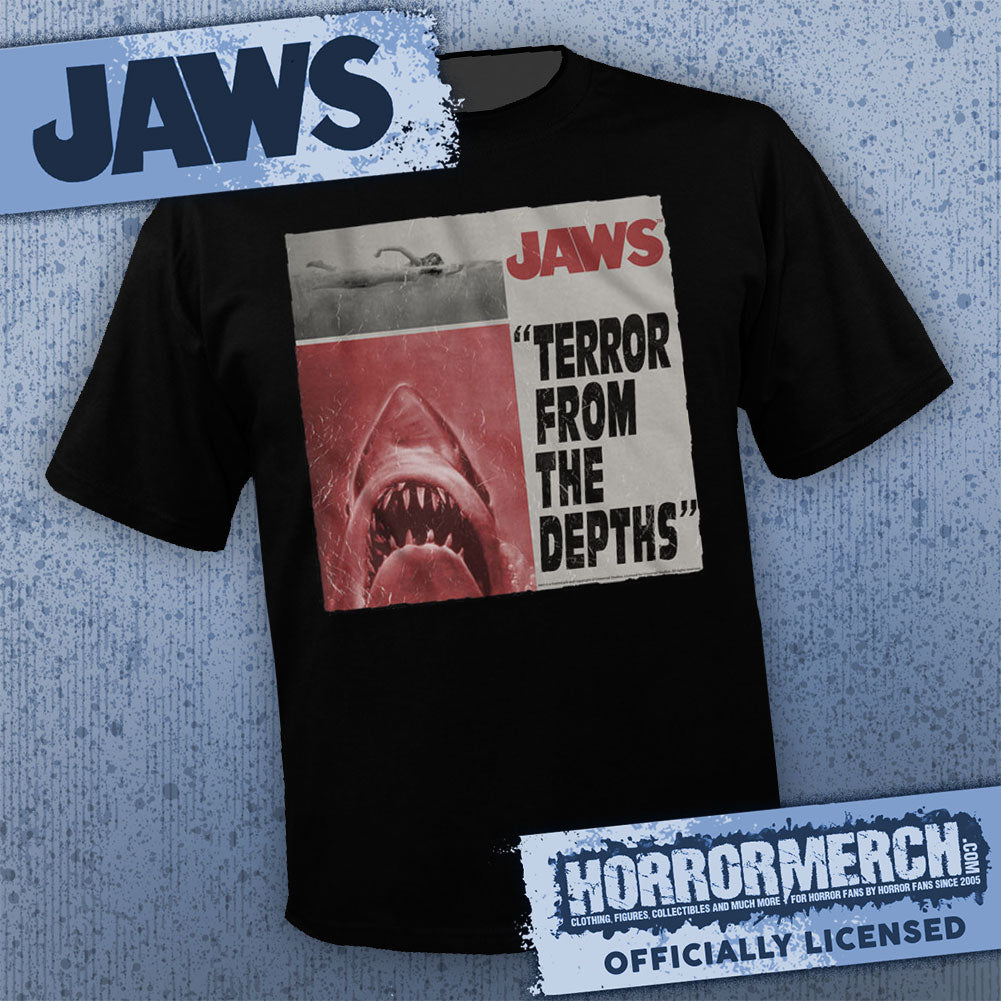 Jaws - From The Depths Mens Shirt